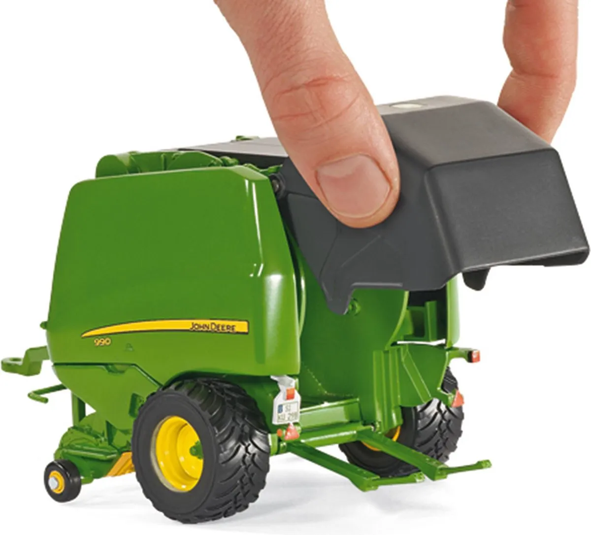SIKU 2465 John Deere 990 Balenpers 1:32 - Metaal/Kunststof - Groen