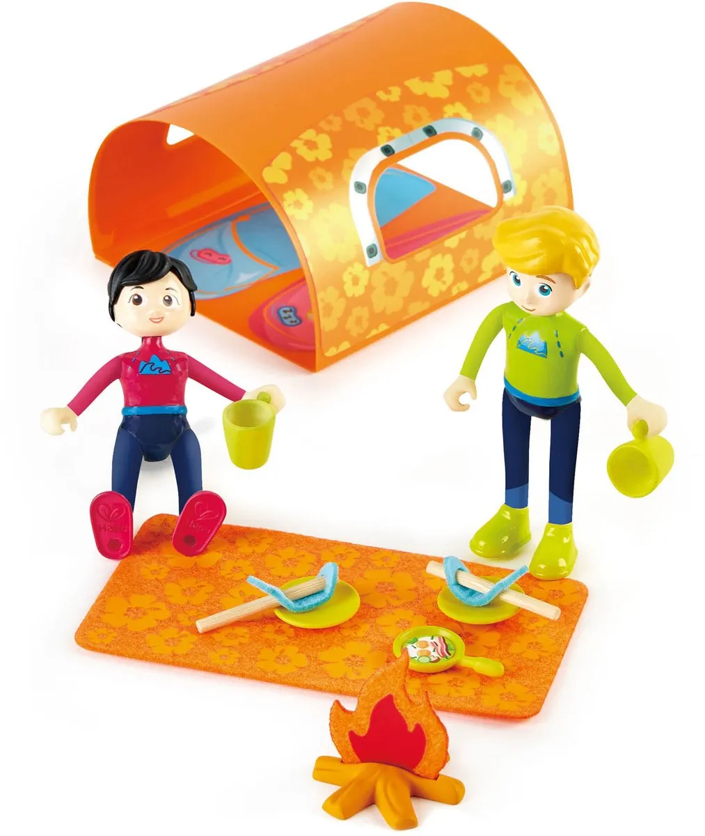 Hape Abenteuer-Van Poppenhuispop - 2 Poppen