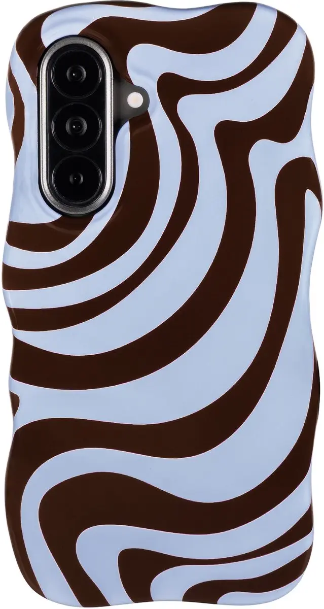 Selencia Wavy Backcover Dream Swirl Chocolate
