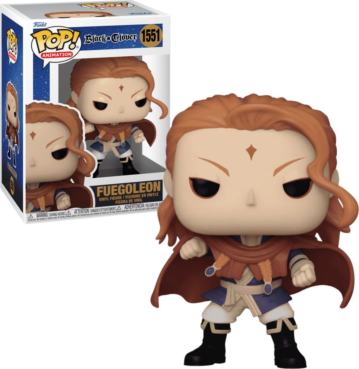 Funko Black Clover Fuegoleon Pop! - 72116 - afbeelding 6 van 6