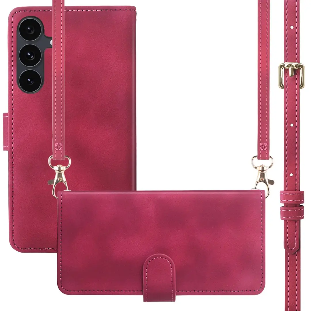 imoshion Bookcase Hoesje Samsung Galaxy S26 FE - 3 Pasjes - Rood