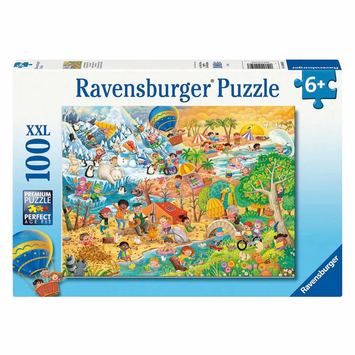 Ravensburger Puzzel Vier Seizoenen 100 XXL Stukjes - 100 Stuks