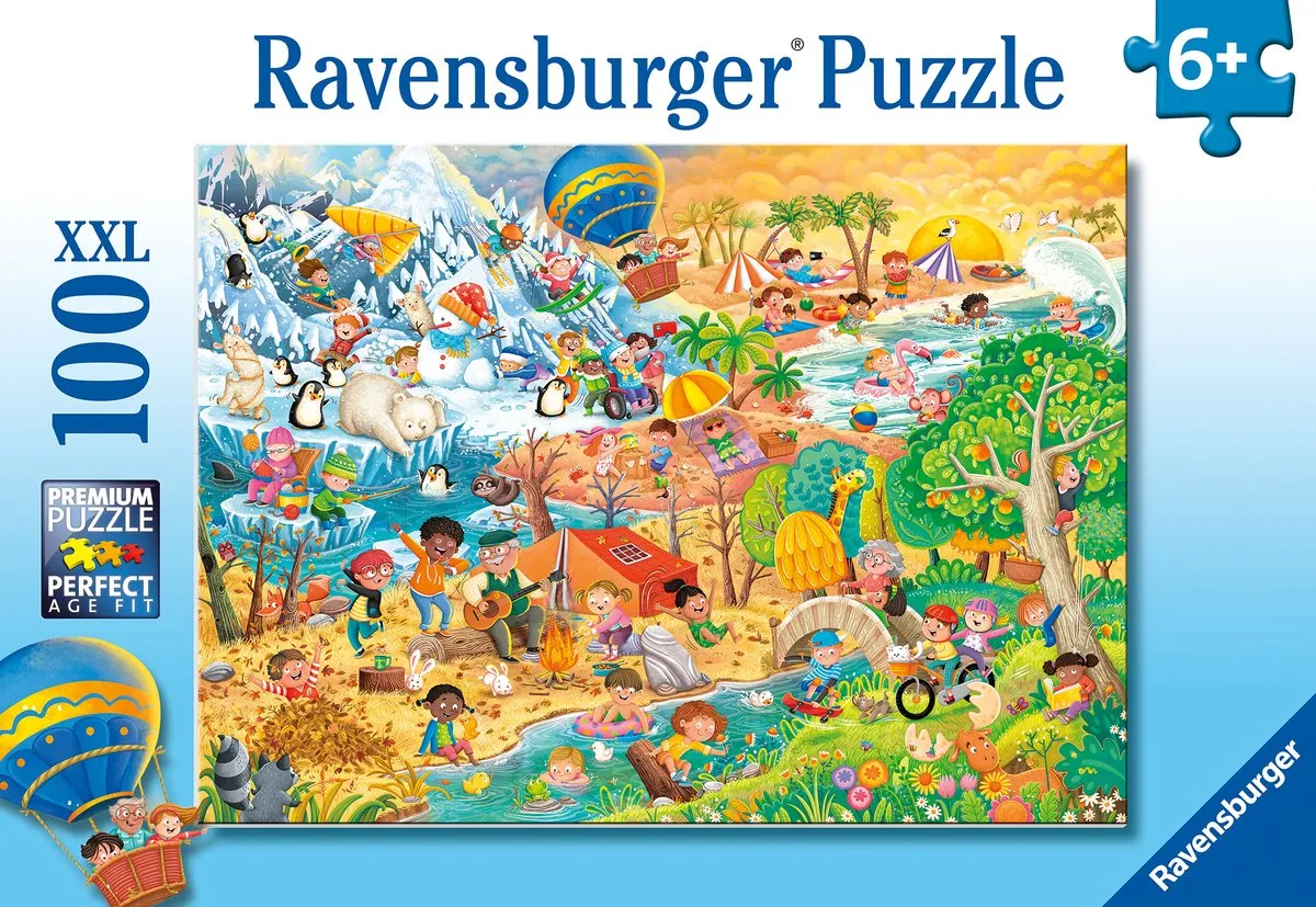 Ravensburger Puzzel Vier Seizoenen 100 XXL Stukjes - 100 Stuks