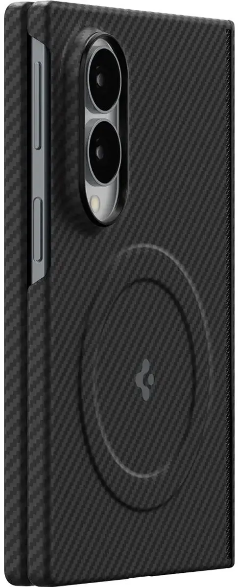 Spigen Air Skin Aramid ACS11953 Hoesje - Zwart - afbeelding 5 van 6