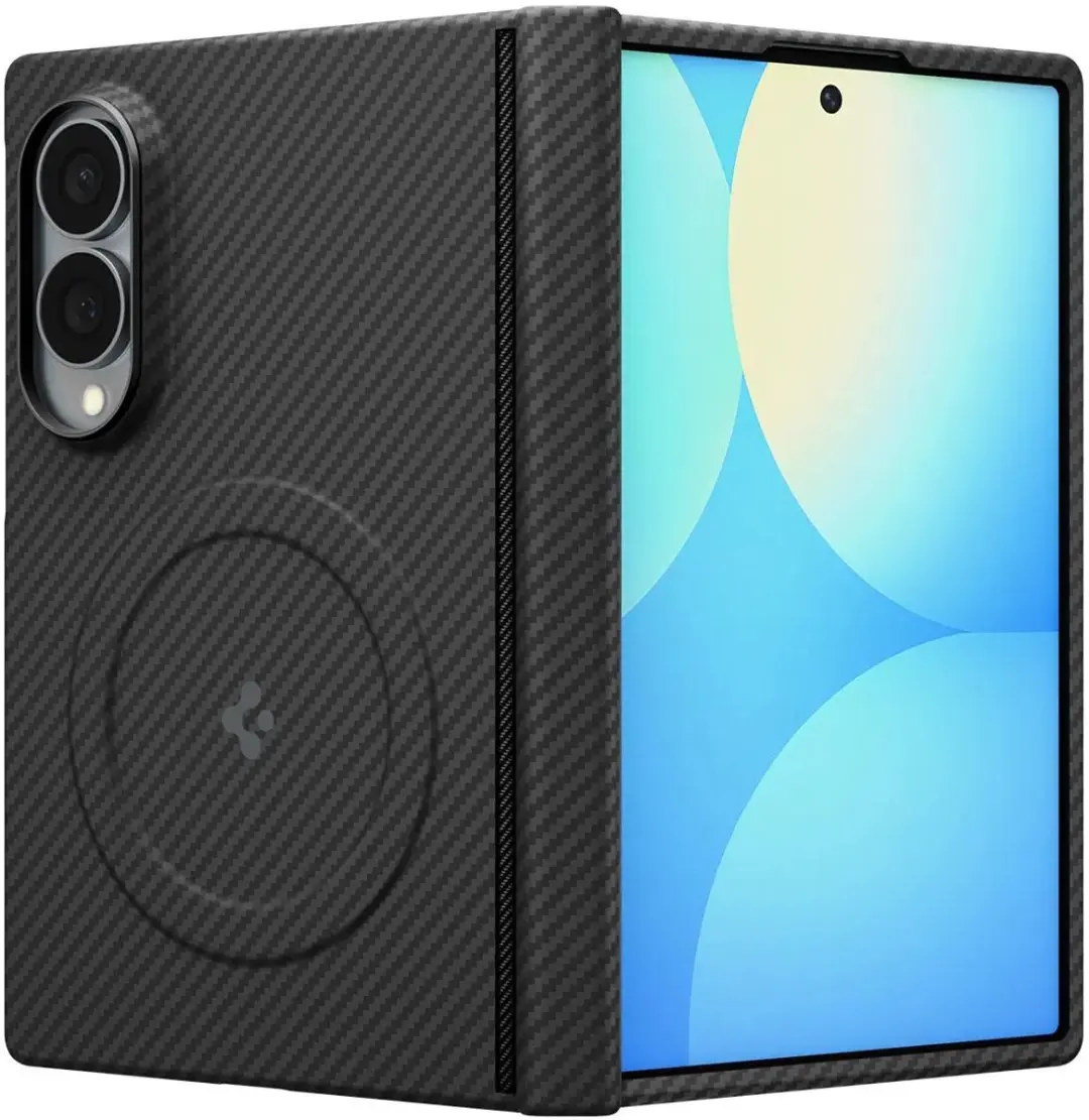 Spigen Air Skin Aramid ACS11953 Hoesje - Zwart - afbeelding 2 van 6