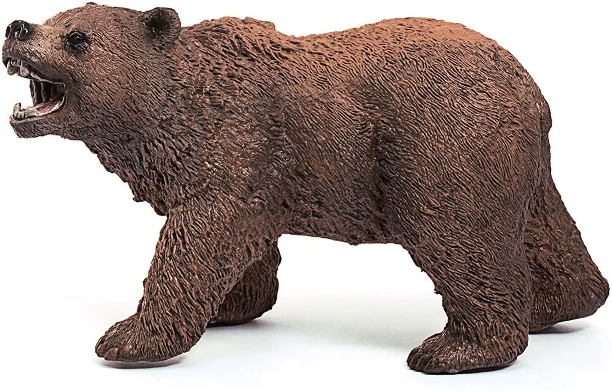 Schleich WILD LIFE Grizzlybeer Speelfiguur 14685 - Bruin