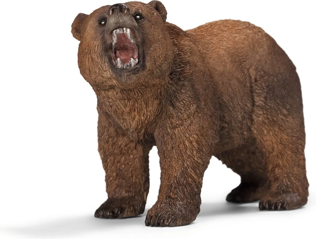 Schleich WILD LIFE Grizzlybeer Speelfiguur 14685 - Bruin