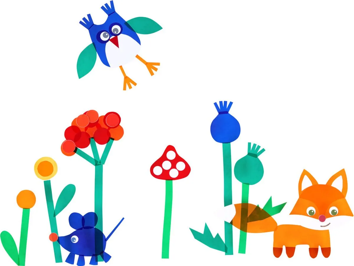 Haba Knutselpakket Raamdecoraties Bosdieren - Multicolor