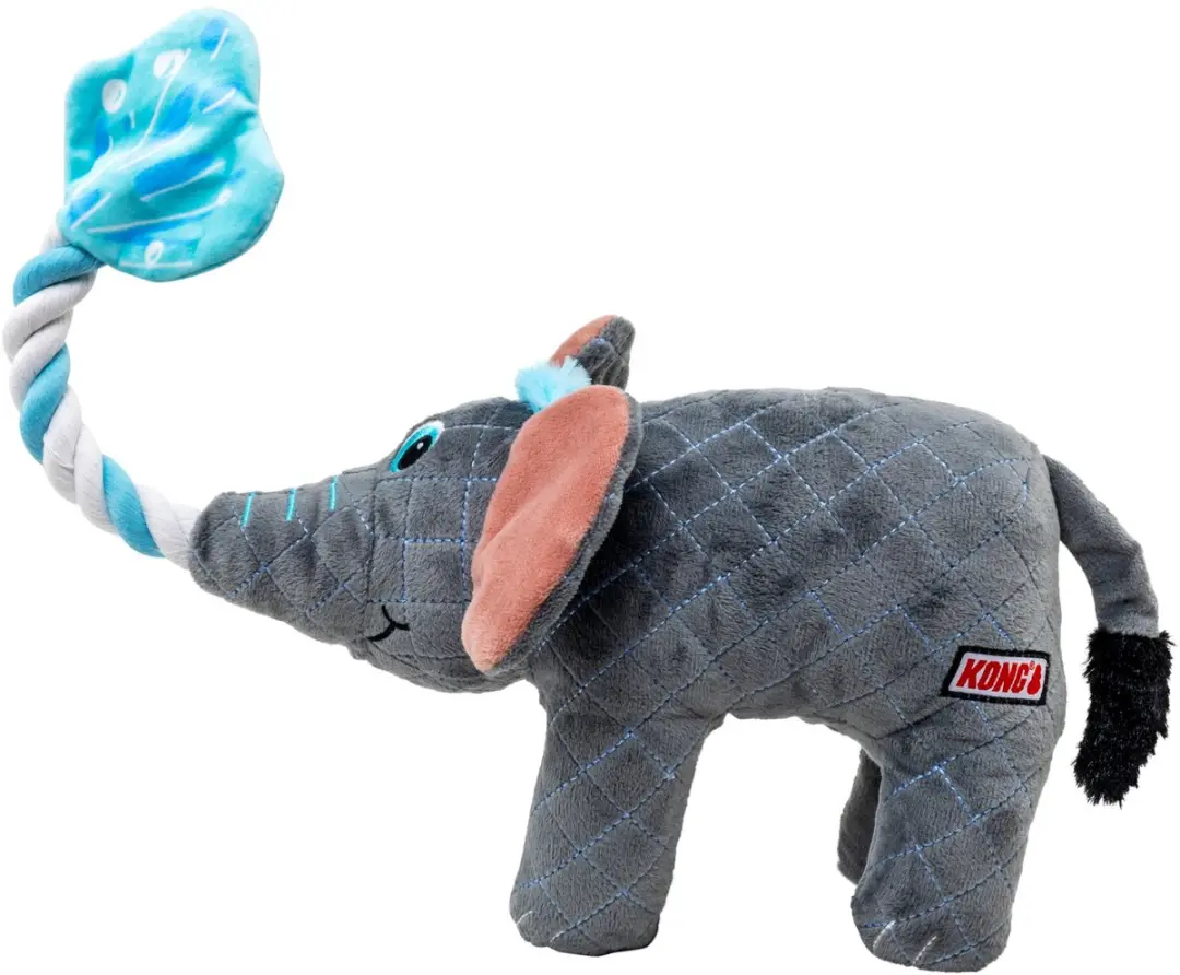 Kong bendeez olifant grijs / blauw 31,5x9,5x31 cm