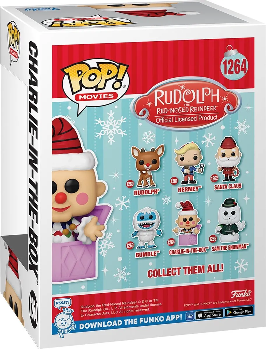 Funko Pop! Rudolph Charlie in the Box Vinyl Figuur 64341 - Multicolor