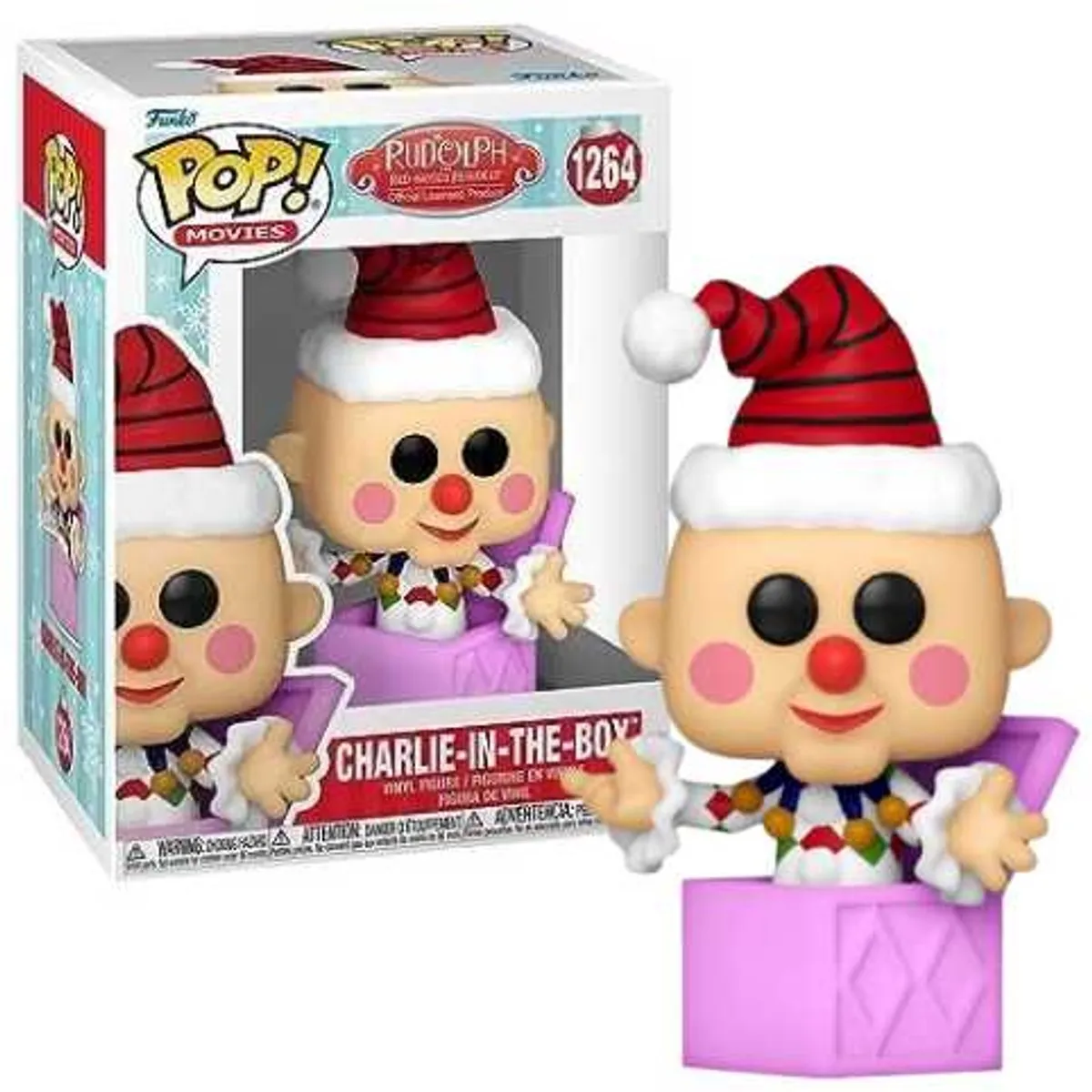 Funko Pop! Rudolph Charlie in the Box Vinyl Figuur 64341 - Multicolor