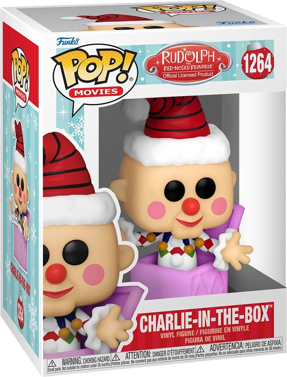 Funko Pop! Rudolph Charlie in the Box Vinyl Figuur 64341 - Multicolor