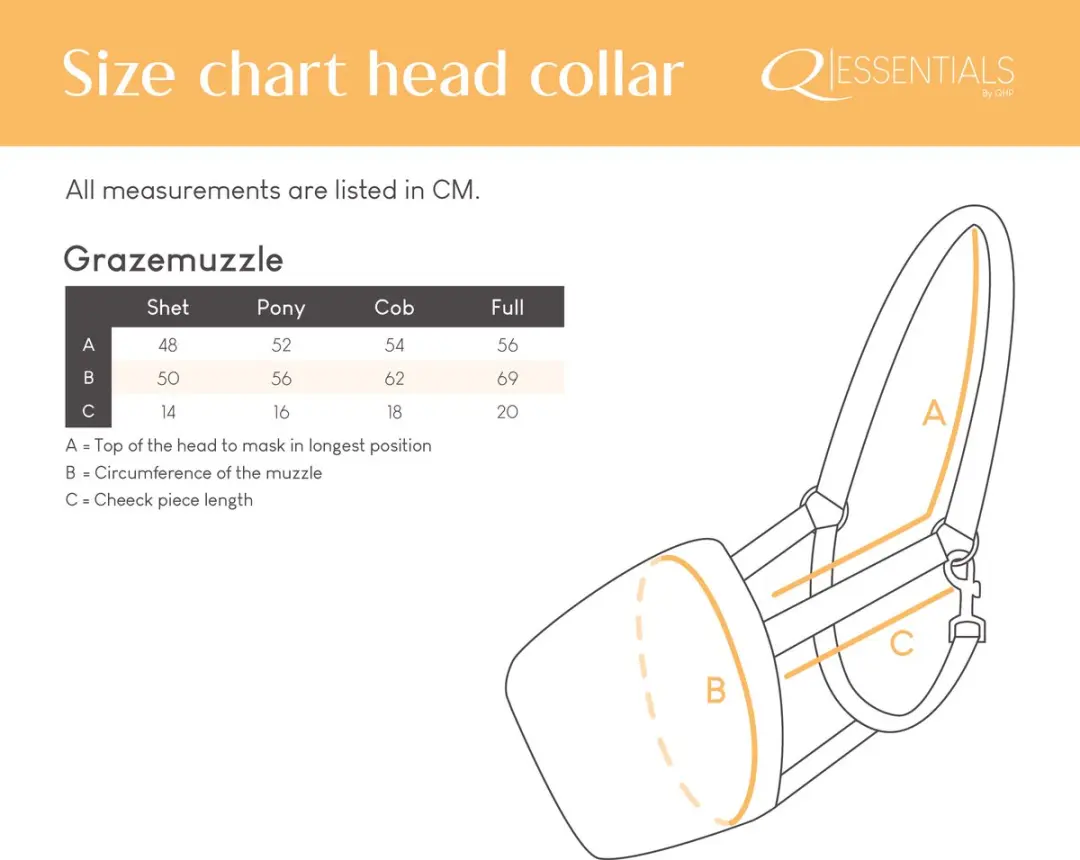 QHP Graasmasker Full - Zwart