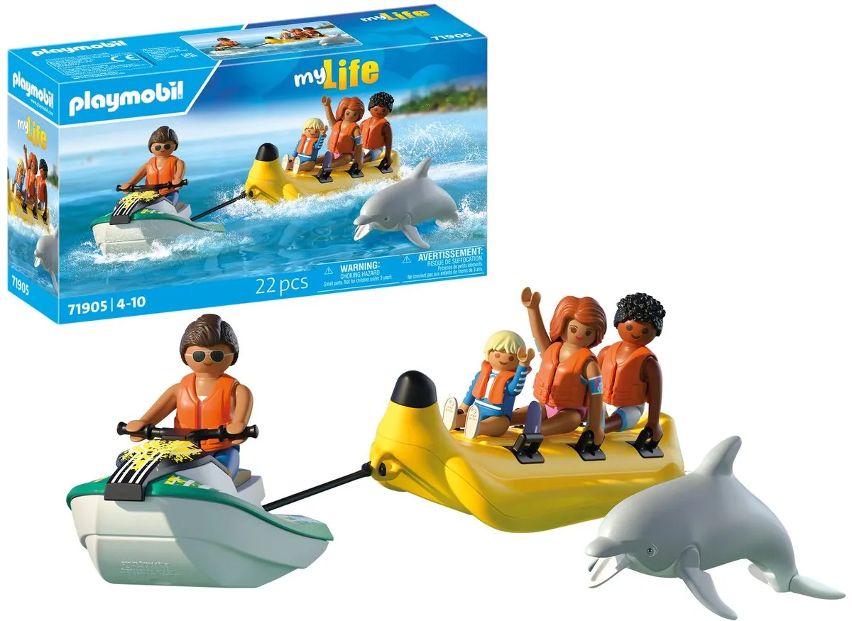 Playmobil Vakantie op het Strand 71905 - Bananenboot & Jet Ski - Multicolor