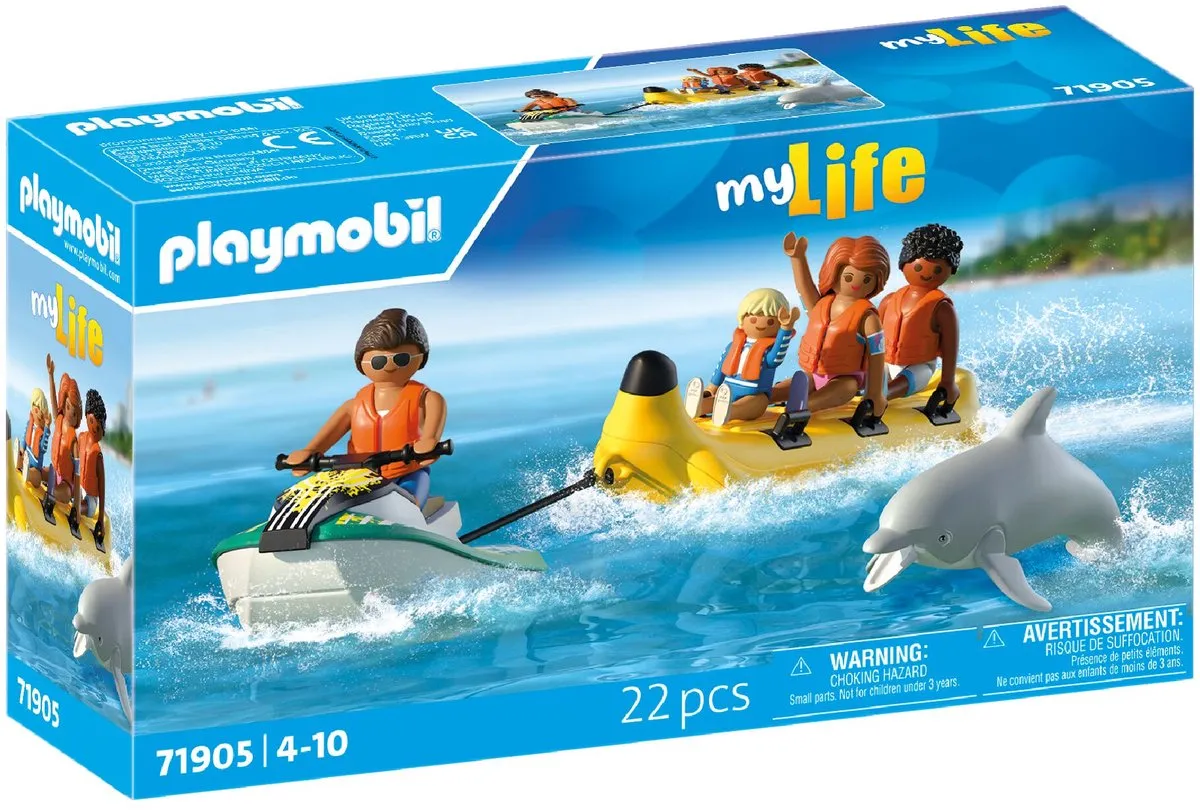 Playmobil Vakantie op het Strand 71905 - Bananenboot & Jet Ski - Multicolor