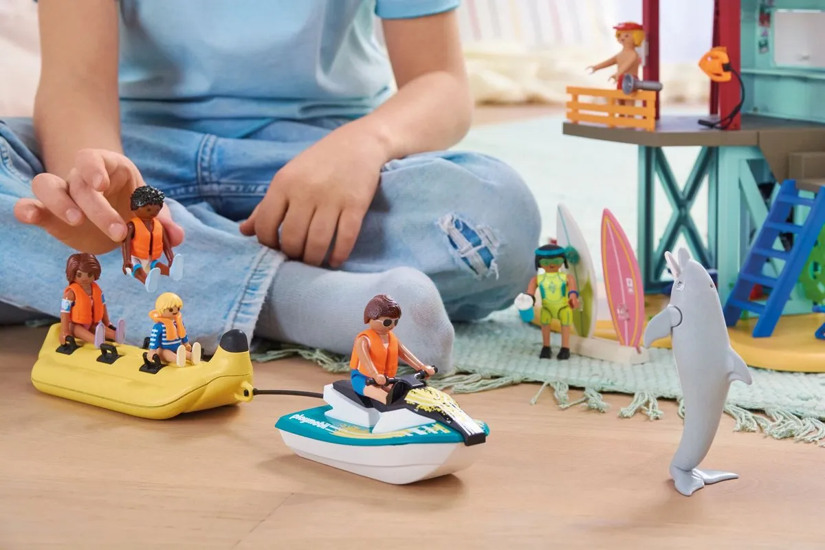 Playmobil Vakantie op het Strand 71905 - Bananenboot & Jet Ski - Multicolor