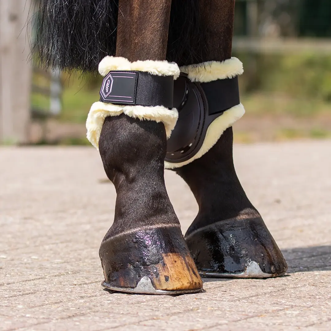 QHP Tario Strijklappen Pony - 2 Stuks - Bruin - afbeelding 6 van 6