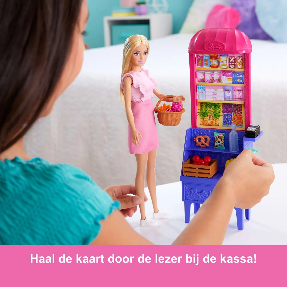 Barbie Teresa Recept voor Vriendschap Kruidenierskraam - Speelset JCT05
