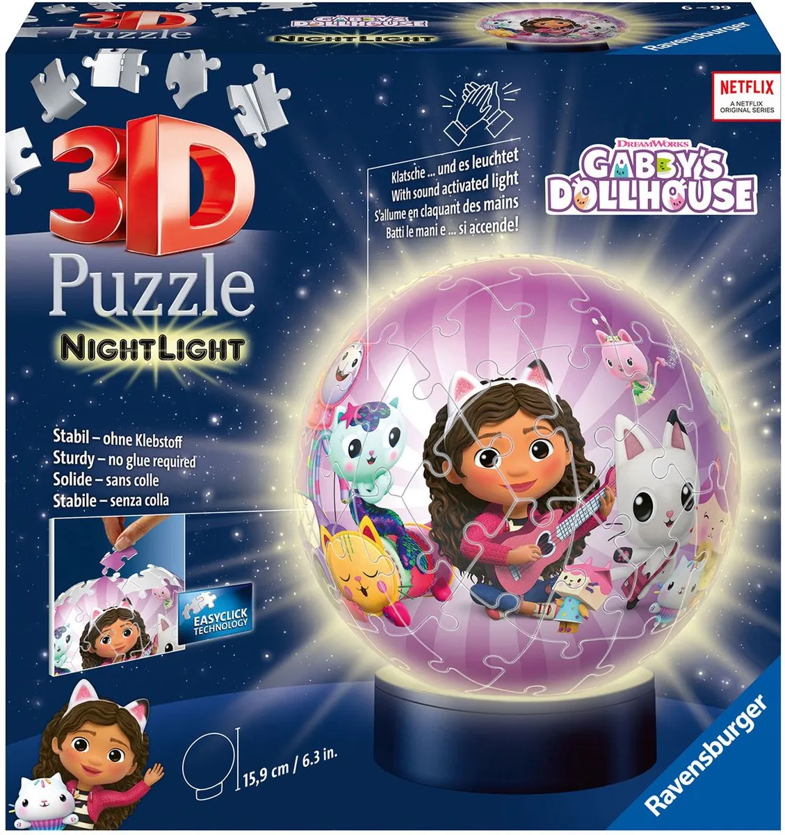 Ravensburger Gabby's Dollhouse 3D Puzzel 72 Stuks - Multicolor