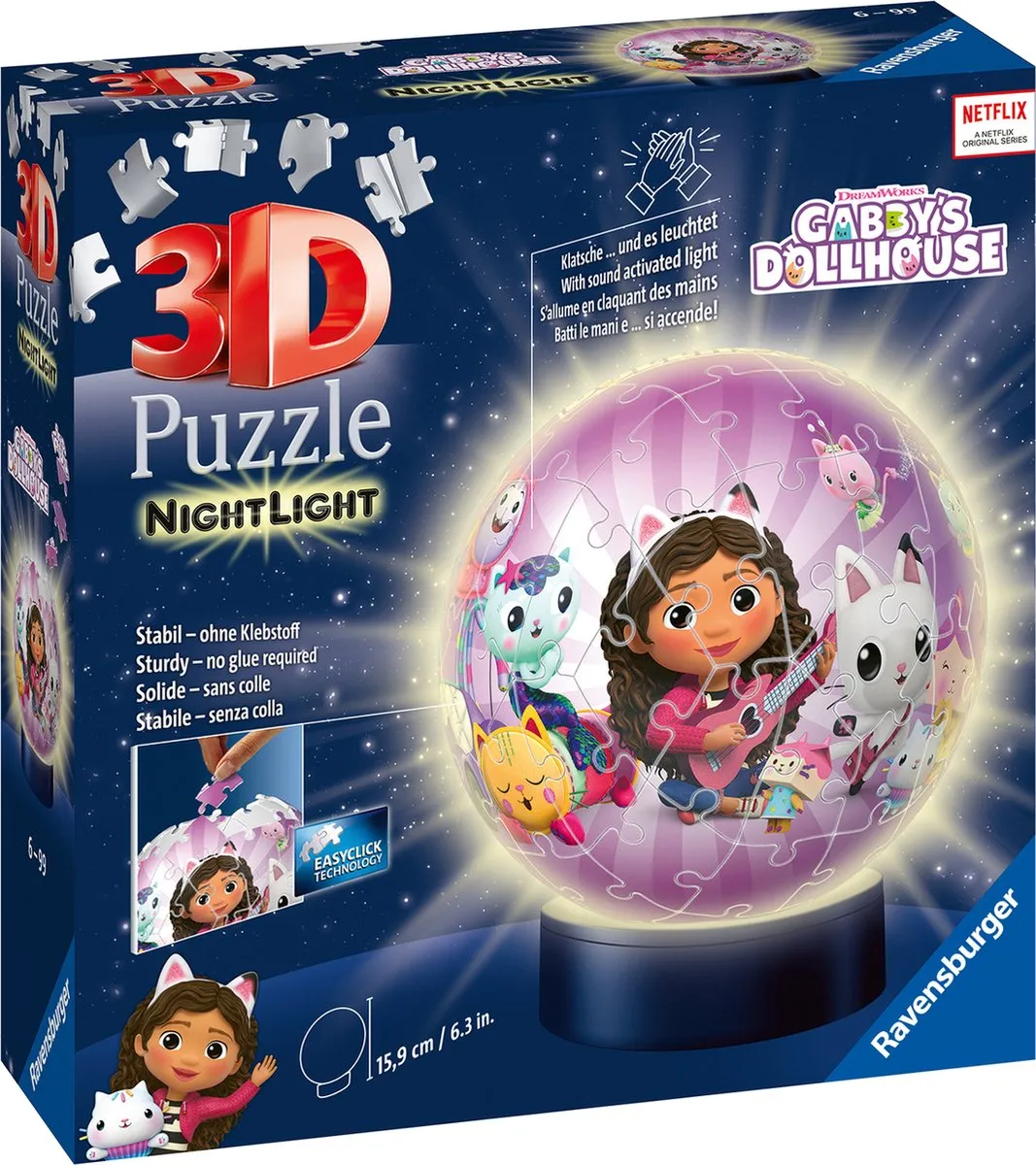 Ravensburger Gabby's Dollhouse 3D Puzzel 72 Stuks - Multicolor