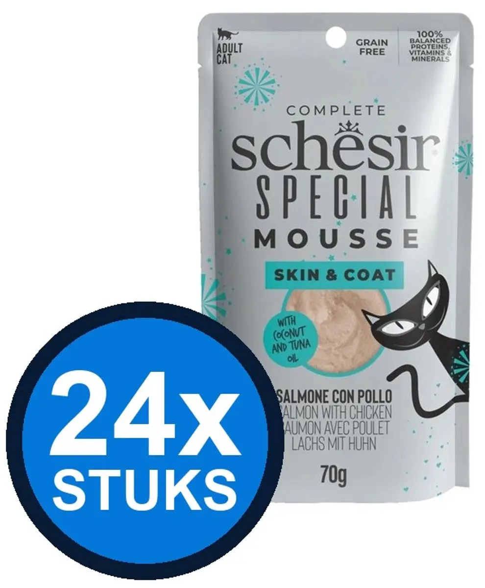 24x Schesir Special Skin & Coat Mousse