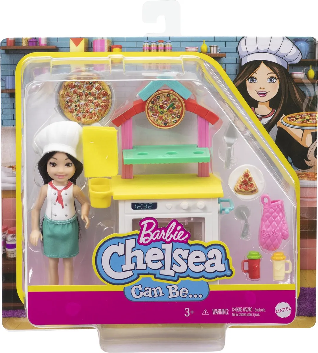 Barbie Chelsea Can Be Meisjes Pop 15,3cm - Meerkleurig