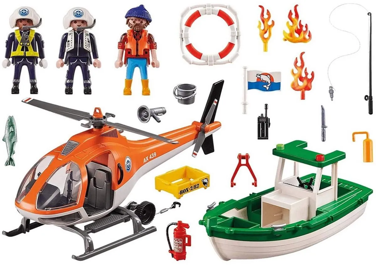 Playmobil Rescue Action Coastal Fire Mission 70491 - Multicolor - afbeelding 6 van 6