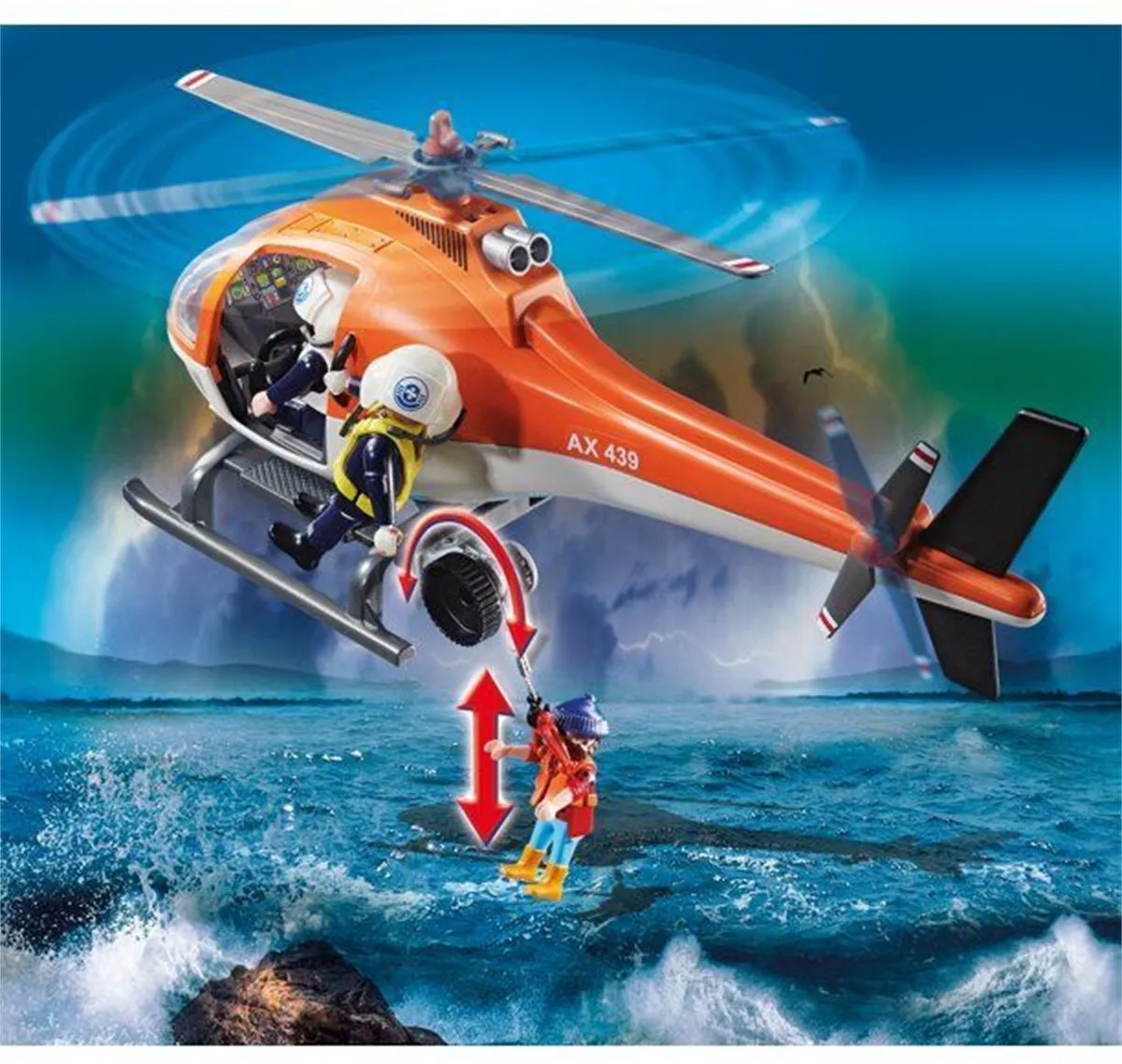 Playmobil Rescue Action Coastal Fire Mission 70491 - Multicolor