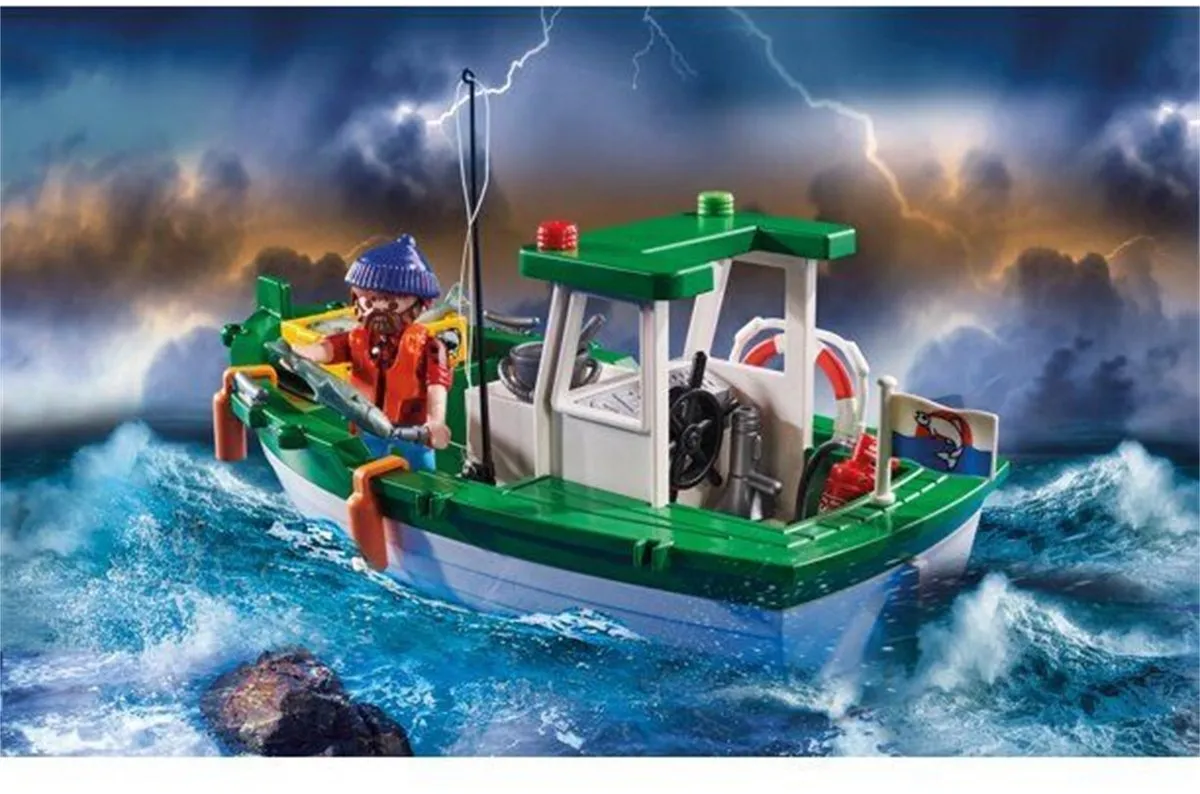Playmobil Rescue Action Coastal Fire Mission 70491 - Multicolor