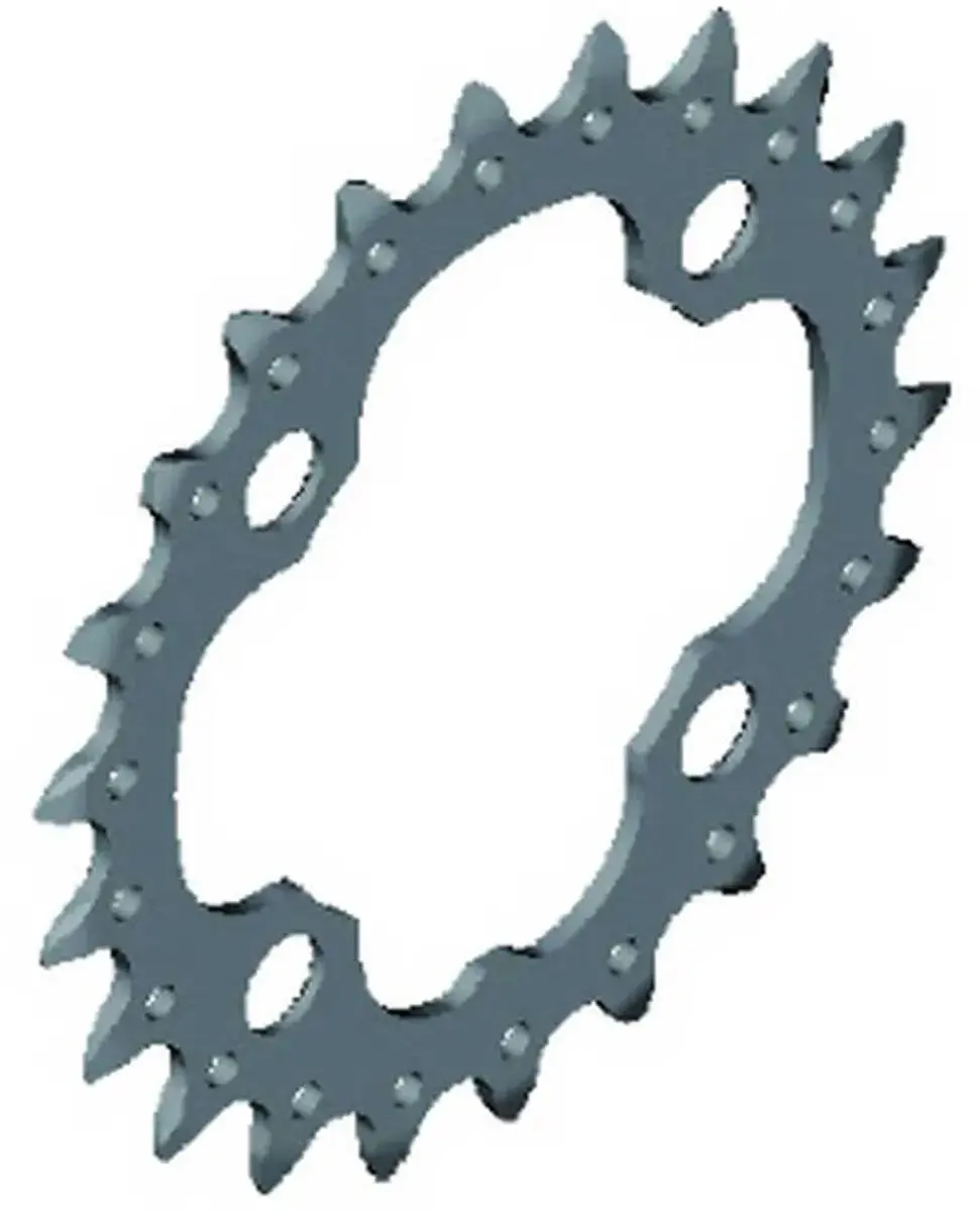 Shimano Deore FC-M617 Kettingblad 38T - Zwart - afbeelding 6 van 6