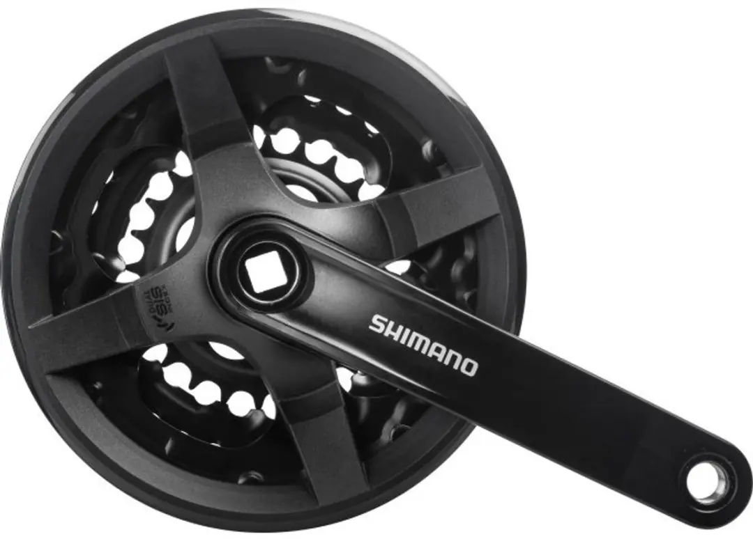 Crankstel 6/7/8 speed Shimano Tourney FC-TY301 met 150mm crankarm 42 x 34 x 24T