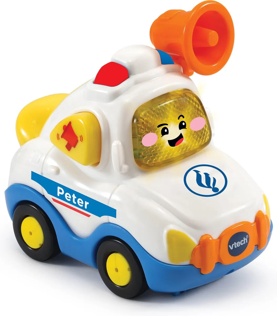 VTech Toet Toet Auto's Peter Politie - 364670 - Educatief Speelgoed 1-5 Jaar - Multikleuren