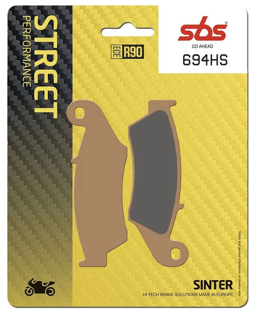 SBS Racing Hi-Tech 694HS Remblokken - Goud - afbeelding 2 van 2
