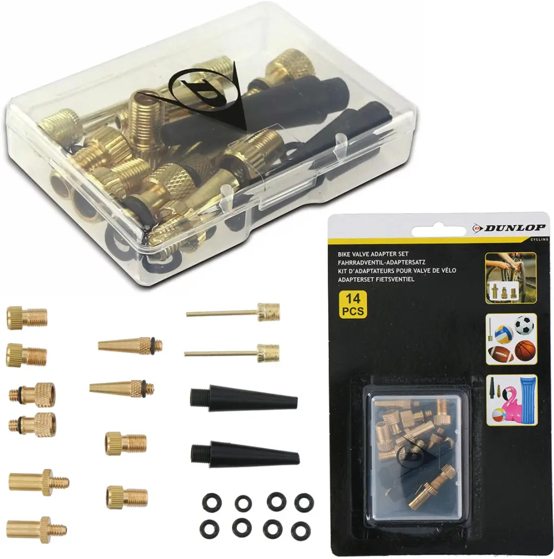 Dunlop Fietspomp Adapters Set