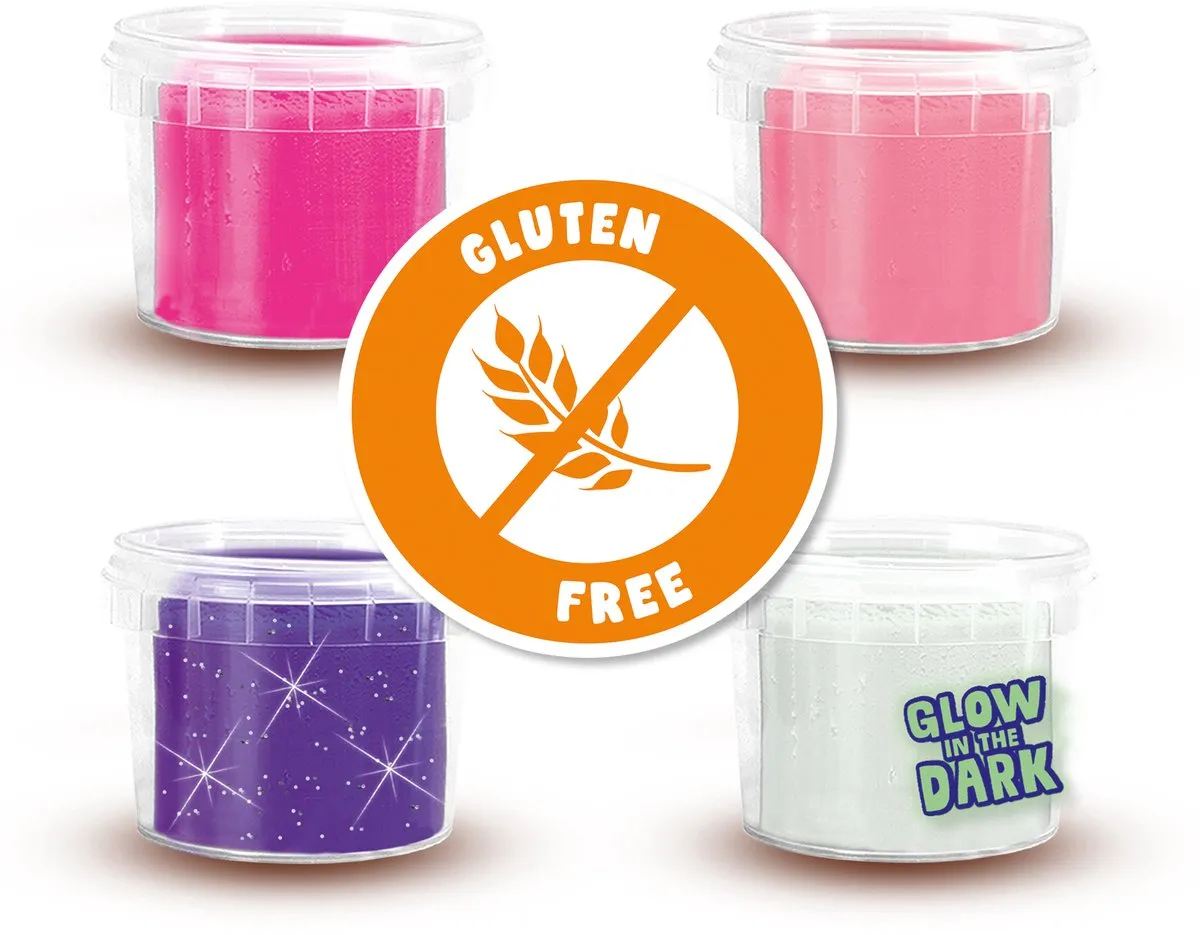 SES Creative Unicorn Klei 4x90g - Vegan & Glutenvrij