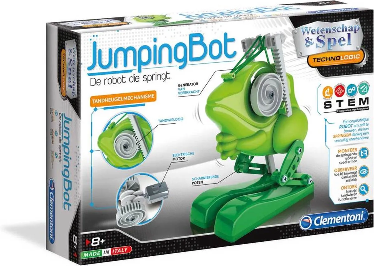Clementoni Jumpinbot NL Robot - Multicolor - afbeelding 6 van 6
