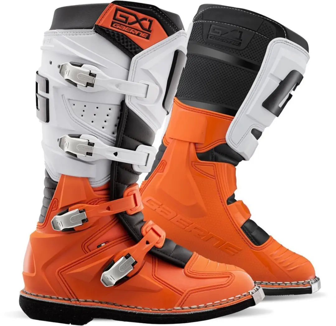 Gaerne GX-1 Goodyear Oranje Wit Crosslaarzen