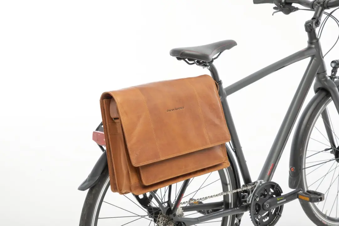 New Looxs Fellini Laptoptas Fietstas 15" - 18L - Cognac - afbeelding 6 van 6