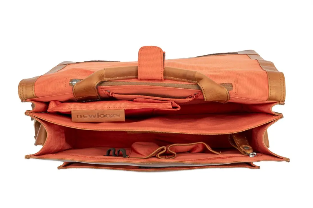 New Looxs Fellini Laptoptas Fietstas 15" - 18L - Cognac