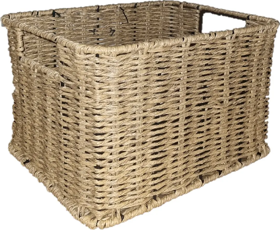 Wicked Seagrass - Fietsmand met Hengels - Riet - Licht Bruin - Aan Stuur - afbeelding 2 van 2