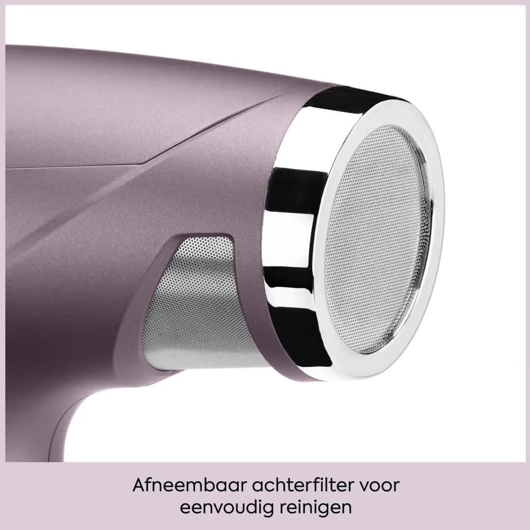 Babyliss Futura Digitale Föhn D6051DE - 1600W - Paars - afbeelding 4 van 6