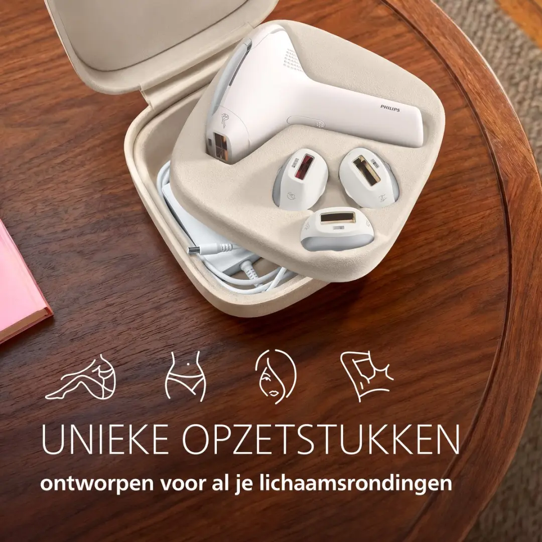 Philips Lumea 9000 Series BRI983/00 IPL Ontharingsapparaat - 450.000 Flitsen - Chromeline Silver