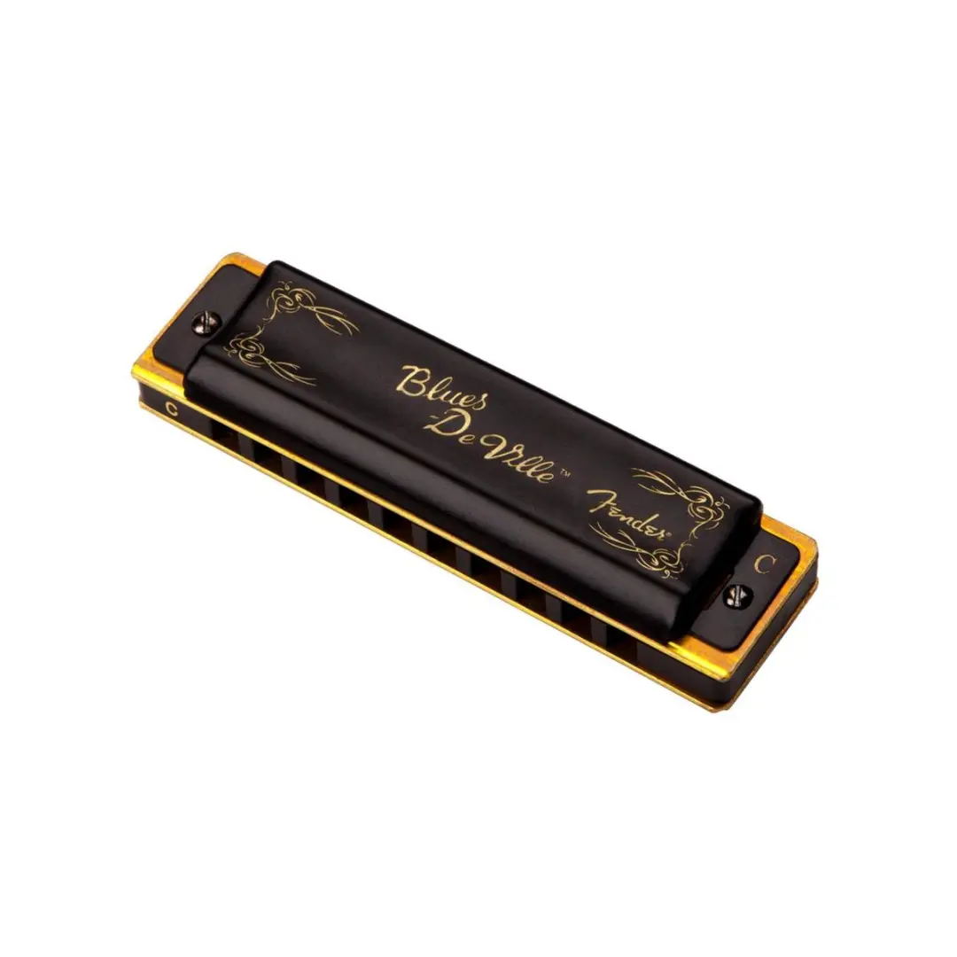 Fender blauws DeVille Harmonica Key of F