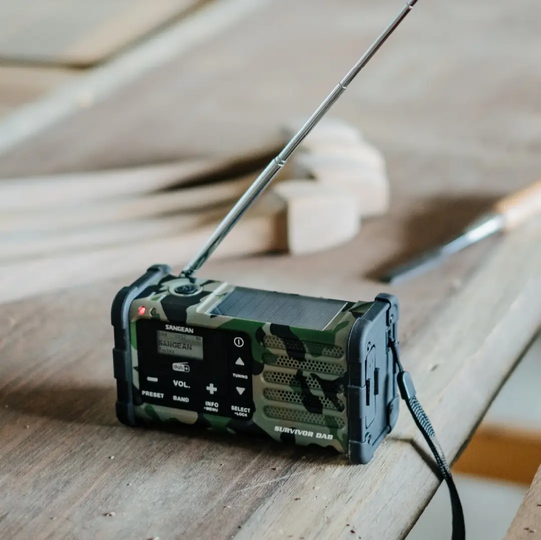 Sangean MMR-88 DAB Noodradio - Camouflage - afbeelding 6 van 6