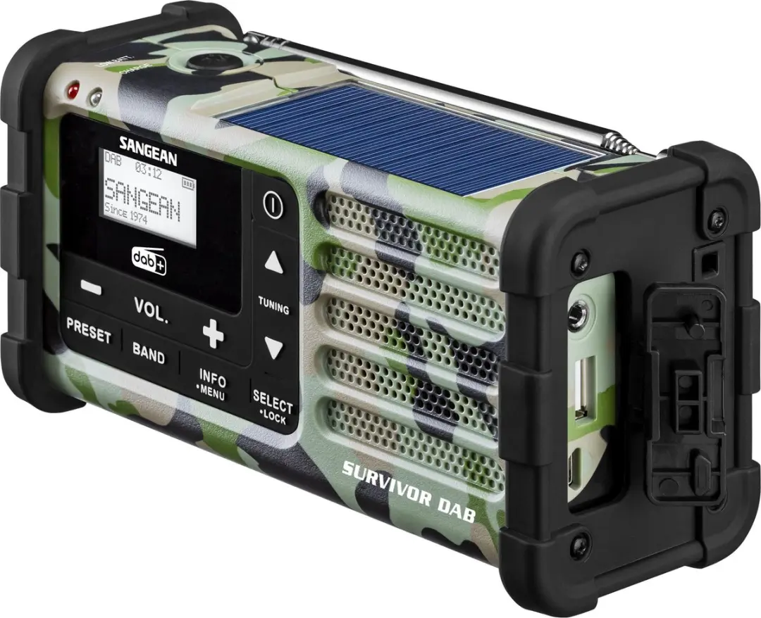 Sangean MMR-88 DAB Noodradio - Camouflage - afbeelding 2 van 6