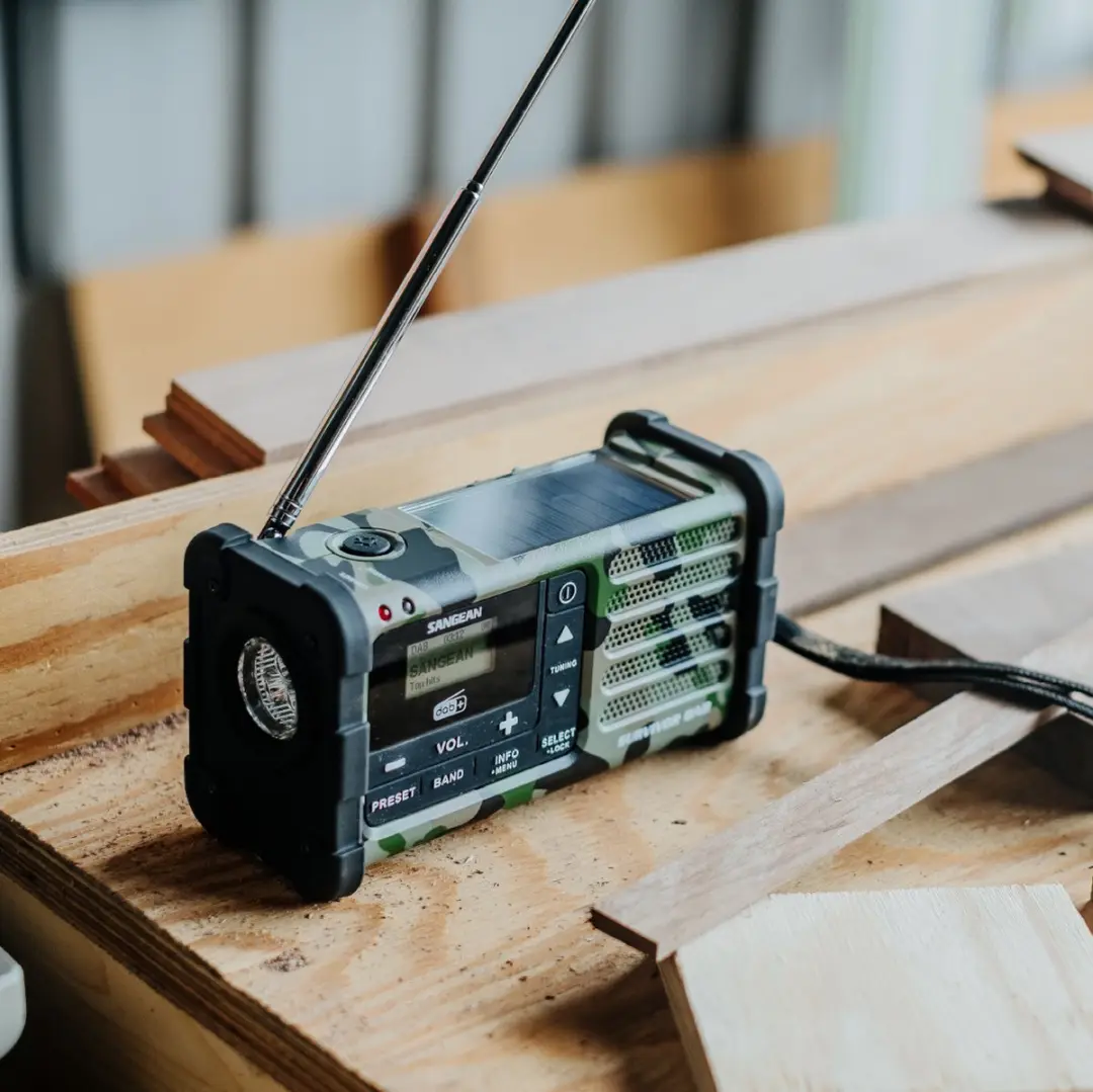 Sangean MMR-88 DAB Noodradio - Camouflage - afbeelding 3 van 6