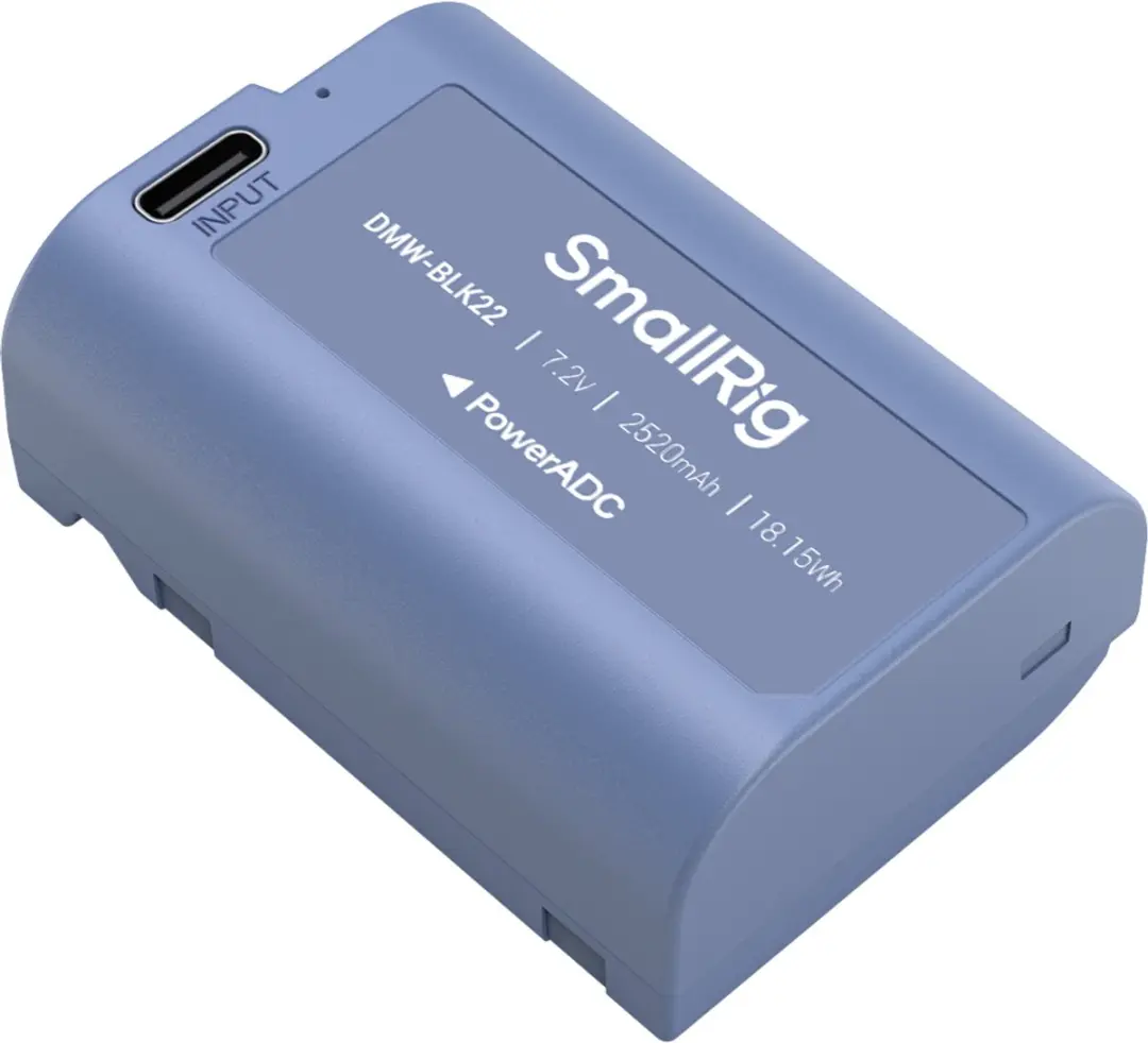SmallRig DMW-BLK22 USB-C Oplaadbare Accu 2520mAh