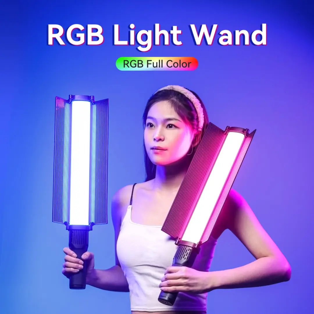 Ulanzi VL360 RGB Pro Tube Light Stick 38W - Full Color & CCT 2500-9000K - Zwart