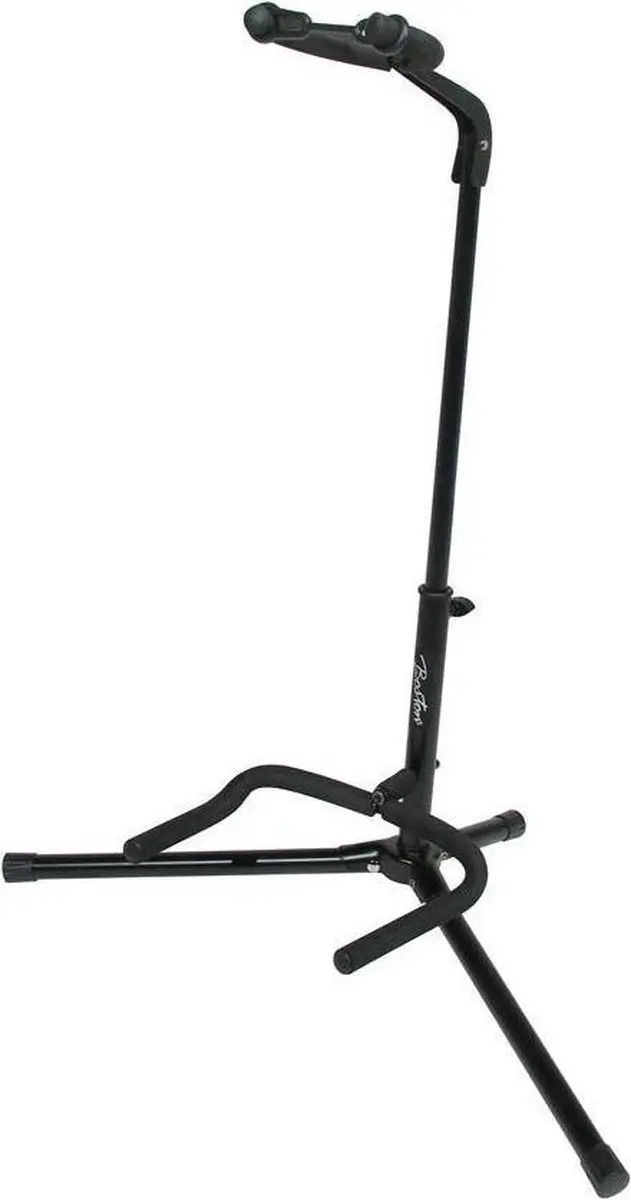 Gitaarstatief Boston GS-49-BK universeel vorkmodel metaal Zwart