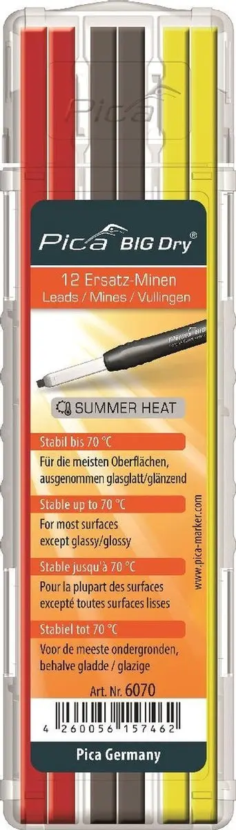 Pica 6070 Big Dry navulling t.b.v. Pica Dry 6060 Markeerpotlood